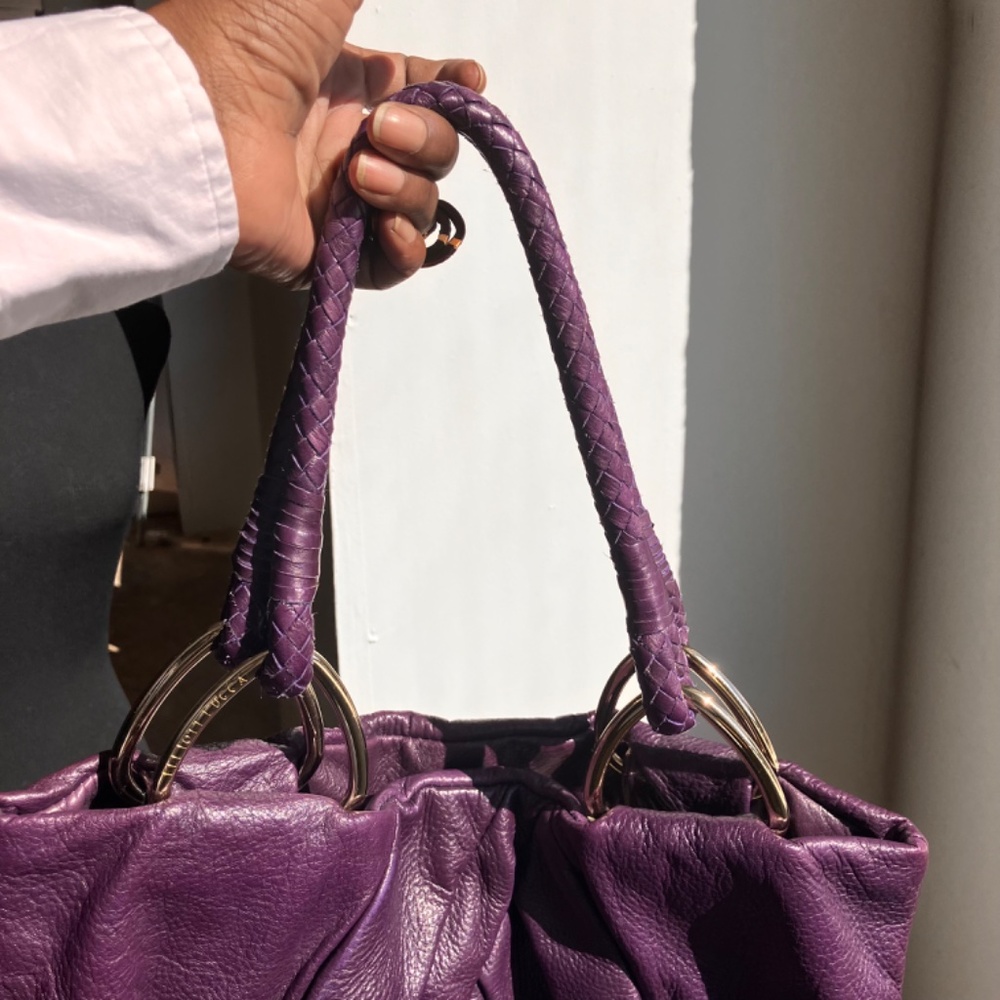 Elliot Lucca purple leather bag - Picture 5 of 10